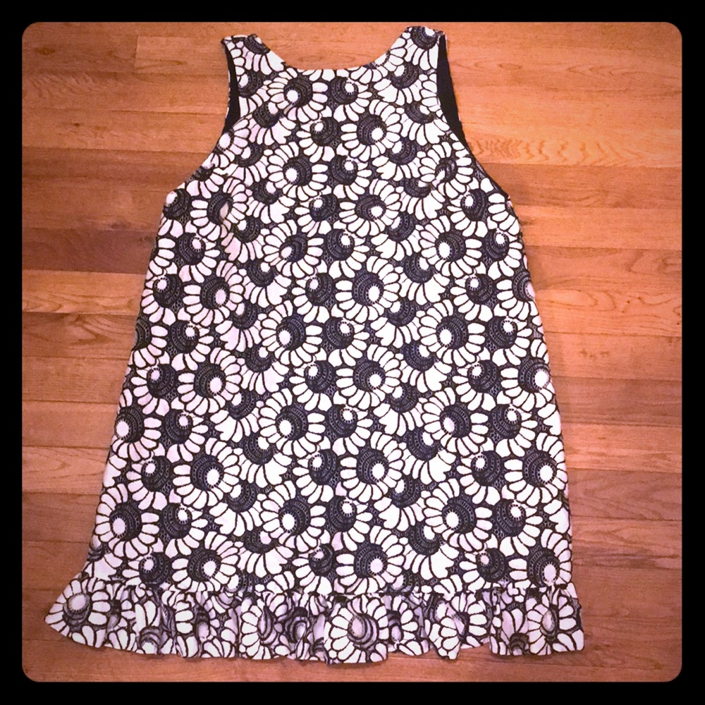 Free People eyelet scooped back dress